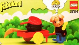 LEGO Fabuland 3784 Hugo Hog the Tinker