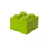LEGO Gear 40031220 LEGO Aufbewahrungsbox, 4 Noppen, limettengrün