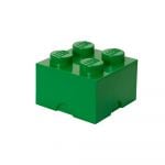 LEGO Gear 40031734 LEGO Aufbewahrungsbox, 4 Noppen, dunkelgrün