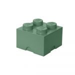 LEGO Gear 40031747 LEGO Aufbewahrungsbox, 4 Noppen,  sandgrün