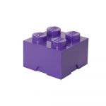 LEGO Gear 40031749 LEGO Aufbewahrungsbox, 4 Noppen, medium lila