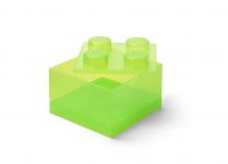 LEGO Gear 40090806 Stein-Aufbewahrungsbox in transparentem Grün