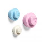 LEGO Gear 40161736 LEGO Wandaufhänger Kids (weiß, hell blau, pink)