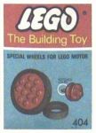 LEGO System 404 Wheels for Motor (The Building Toy)