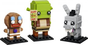 LEGO BrickHeadz 40923 Die Figuren Shrek, Donkey und Gingy
