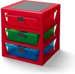 LEGO Gear 40950001 LEGO® Organiser mit drei Schubladen Rot
