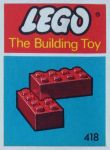 LEGO System 418 2 x 4 Bricks (The Building Toy)