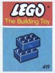 LEGO System 419 2 x 3 Bricks (The Building Toy)