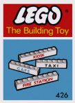 LEGO System 426 7 Named Beams (The Building Toy)