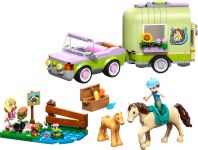 LEGO Friends 42695 Pferd und Fohlen mit Pferdeanhänger