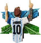 LEGO Editions 43018 Lionel Messi – Torjubel