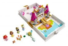LEGO Disney 43193 Märchenbuch Abenteuer mit Arielle, Belle, Cinderella und Tiana