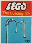 LEGO System 433 6 Street Lamps with Curved Top (The Building Toy)
