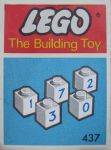 LEGO System 437 50 numbered bricks (The Building Toy)