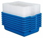 LEGO Education 45497 LEGO® Kleine Aufbewahrungsboxen (blau, 7er Set)