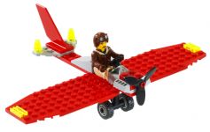 LEGO Jack Stone 4615 Rotes Propellerflugzeug