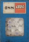 LEGO System 488 1 x 1 Bricks with Letters (System)