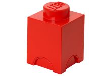 LEGO Gear 5003566 Roter LEGO® Aufbewahrungsstein mit 1 Noppe