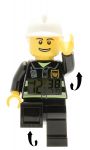 LEGO Gear 5004544 LEGO CITY FIREMAN WECKER