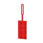 LEGO Gear 5005542 Roter LEGO® 2x4-Stein-Gepäckanhänger