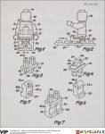 LEGO Gear 5006003 Australian Patent LEGO Minifigure 1977