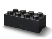 LEGO Gear 5006912 Aufbewahrungsstein mit 8 Noppen in Schwarz