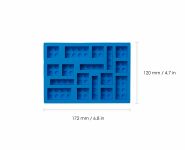 LEGO Gear 5007030 Eiswürfelform in Blau