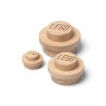LEGO Gear 5007114 Holzaufhänger-Set aus hellem Eichenholz