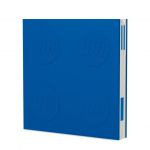 LEGO Gear 5009062 Verschließbares Notizbuch mit Gelschreiber in Blau