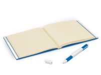 LEGO Gear 5009062 Verschließbares Notizbuch mit Gelschreiber in Blau