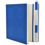 LEGO Gear 5009062 Verschließbares Notizbuch mit Gelschreiber in Blau