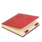 LEGO Gear 5009064 Verschließbares Notizbuch mit Gelschreiber in Rot