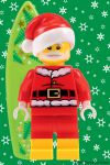 LEGO Gear 5009522 Überraschungs-Minifigur Minipuzzle – Weihnachtsedition 2