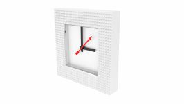LEGO Gear 5010226 MOC-Wanduhr in Weiß