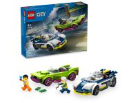 LEGO City 60415 Verfolgungsjagd mit Polizeiauto und Muscle Car