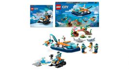 LEGO City 66768 City-Bundle: Meeresforscher-Boot + Arktis-Schneemobil