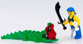 LEGO 4 Juniors 7080 Pirat mit Krokodil