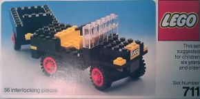LEGO Samsonite 711 Large Basic Set (Flat Box)