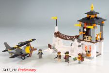 LEGO Adventurers 7417 Mount Everest Tempel