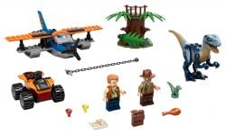 LEGO Jurassic World 75942 Velociraptor: Rettungsmission mit dem Doppeldecker
