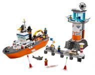 LEGO City 7739 Rettungsschiff und Turm der Küstenwache