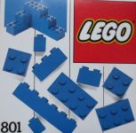 LEGO Basic 801 Extra Bricks Blue