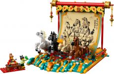 LEGO Seasonal 80119 Leinwand mit Galoppierenden Pferden