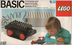LEGO System 810 Town Plan - UK, Cardboard box