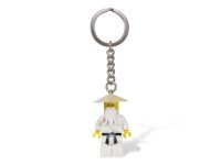 LEGO Gear 853101 Ninjago Schlüsselanhänger Sensei Wu (weisser Anzug)