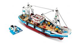 LEGO Bricklink 910010 Großer Fischkutter