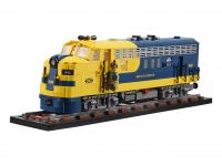 LEGO Bricklink 910066 Lokomotive aus Ziegelsteinen