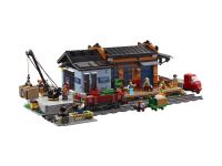 LEGO Bricklink 910072 Holzstein-Güterbahnhof