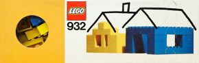 LEGO Basic 932 Blue and Yellow Bricks