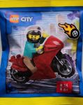 LEGO City L0002222 Stunt Rider with Motorcycle